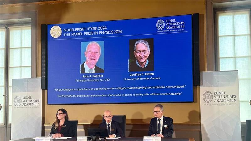 Physik-Nobelpreis für Wegbereiter Künstlicher Intelligenz John Hopfield und Geoffrey Hinton sind wichtige Wegbereiter Künstlicher Intelligenz.