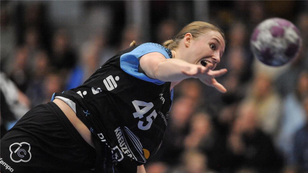 Jolina Hunstock setzt zum Wurf an. 