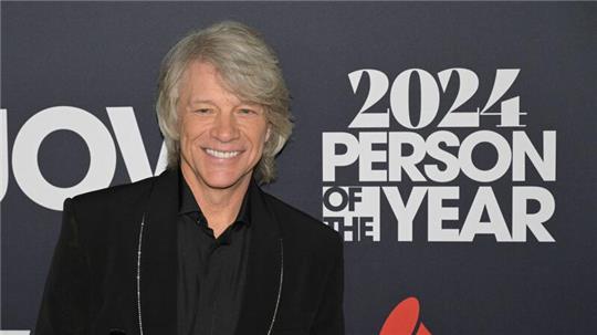 Jon Bon Jovi posiert bei seiner Ehrung als Musicares Person des Jahres. Am 7. Juni erscheint das neue Album von Bon Jovi.