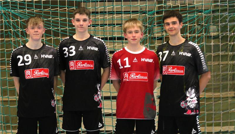 Jonas Lemke, Lukasz Minkus, Ben Wehmeyer und Marco Stark (von links) überzeugten beim Lehrgang.