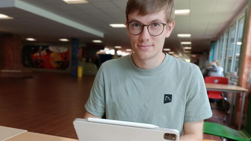 Jonas Müller hat auf Bundesebene bei Jugend forscht den dritten Platz erreicht - und mit einem weiteren Projekt den zweiten beim Regionalwettbewerb.