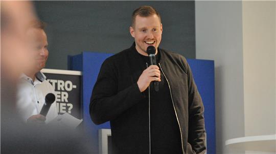 Jonas Schlender beim Sponsorenabend: „Ich werde bei meiner Art und Weise zu arbeiten und bei meinen Werten bleiben.“