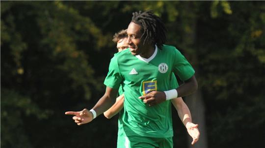 Jonathan Bondombe-Simba erzielte das 2:1 für Harsefeld.