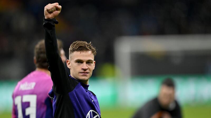 Gute Zeiten, schlechte Zeiten: Auch Kimmich im EM-Kader Joshua Kimmich freut sich über seine EM-Nominierung.
