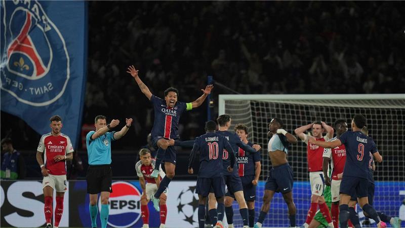 Seitenhieb gegen Mbappé: Paris‘ neue Champions-League-Helden Jubel bei Paris Saint-Germain nach dem Erreichen des Champions-League-Finals.