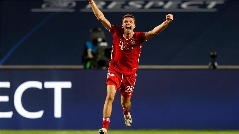 Jubelbilder von Thomas Müller wie hier nach dem Champions-League-Gewinn 2020 prägten seine Bayern-Karriere.