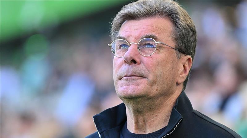 Jubiläum mitten im Abstiegskampf: Wolfsburgs Trainer Dieter Hecking. (Archivbild)