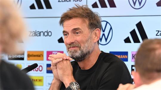 Jürgen Klopp bei der Präsentation als Bundestrainer. 