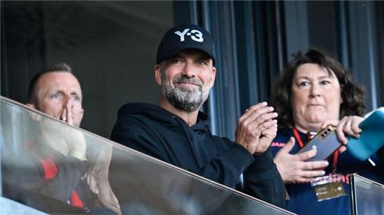 Jürgen Klopp sah sich das Spiel seines früheren Clubs Mainz 05 gegen Werder Bremen auf der Tribüne an.