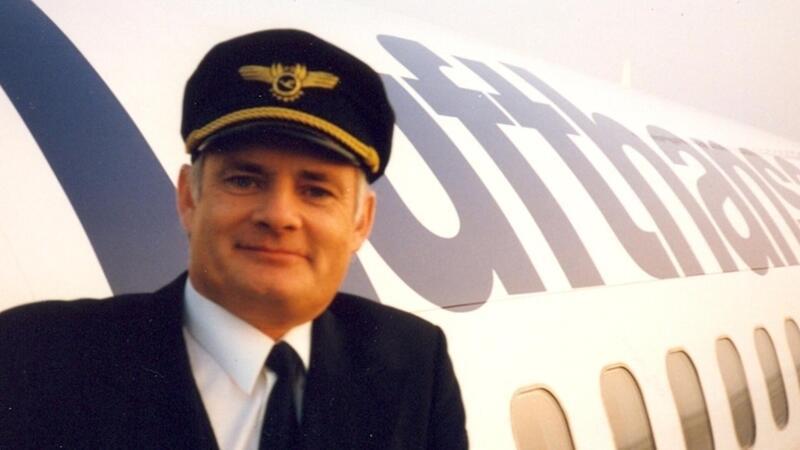 Jürgen Vietor als Lufthansa-Kapitän.