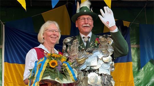 Jürgen und Silvia Meyer waren in der Schützensaison 2025/26 das Buxtehuder Königspaar der Gilde.