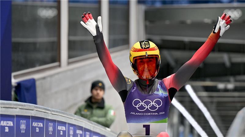 Julia Taubitz sicherte sich erstmals Olympia-Gold.