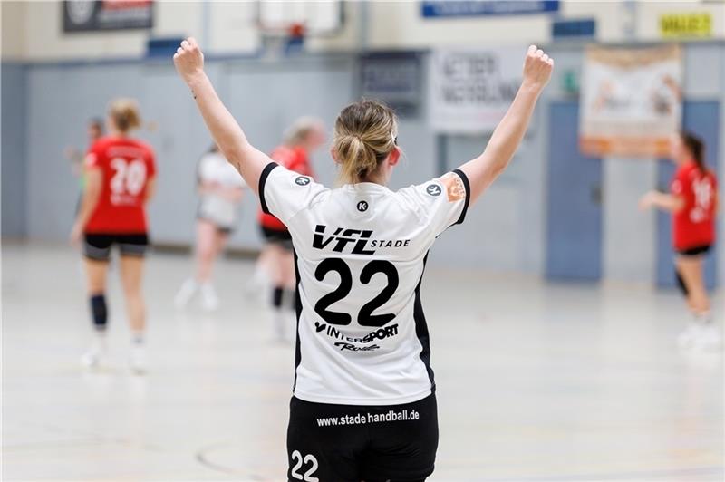 VfL Stade klettert auf Relegationsplatz und hofft Julia Wichern erzielte in den letzten beiden Spielen 25 Tore. Foto: Struwe