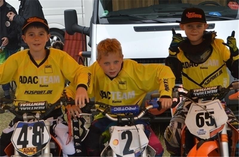 Julian Martens, Benjamin Brauns und Florian Brauns (von links) haben mit ihren Erfolgen beim MSC Elstorf einen Boom ausgelöst.