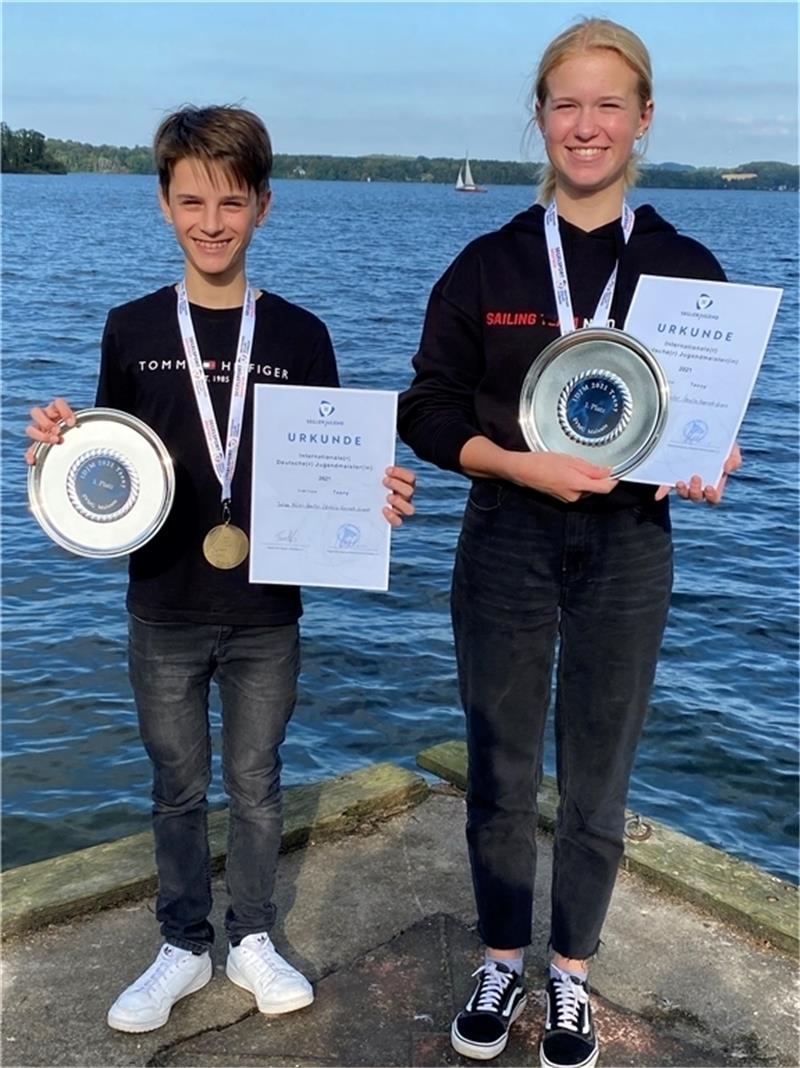 Julian Müller-Kauter und Amélie Hannah Grave gewinnen die DM.