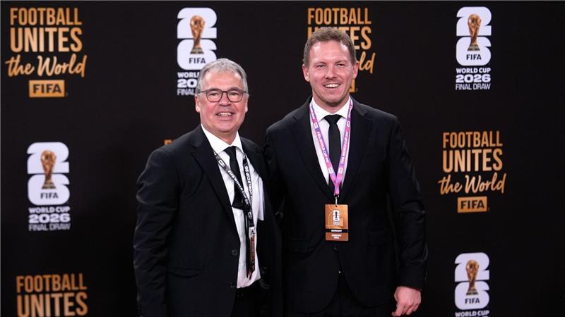 Julian Nagelsmann bei der Auslosung in Washington.