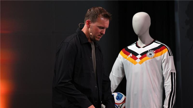Julian Nagelsmann bei der Kader-Präsentation.
