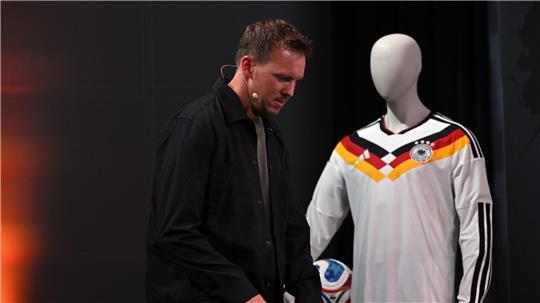 Julian Nagelsmann bei der Kader-Präsentation.