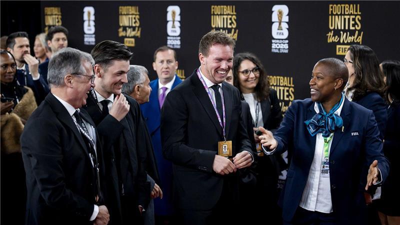 Häkchen auf Nagelsmanns WM-Wunschzettel nach Trump-Wirbel Julian Nagelsmann läuft über den Roten Teppich bei der WM-Auslosung.