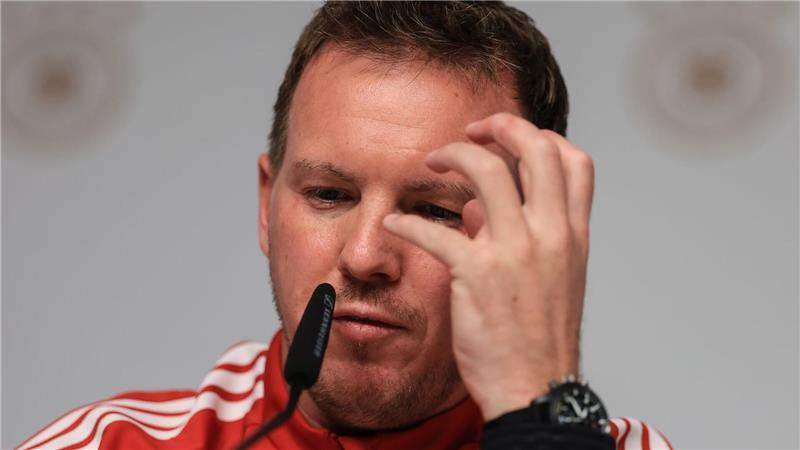 Julian Nagelsmann steht vor seiner ersten WM-Auslosung als Bundestrainer. (Archivbild)