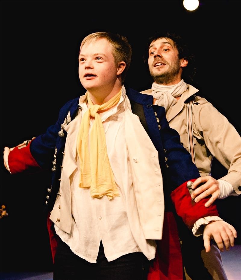 Julius Winkelsträter als kleiner Prinz. Foto Melanie Couson