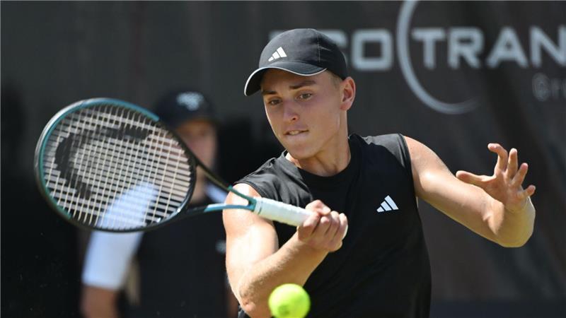 Justin Engel absolvierte als zweitjüngster deutscher Spieler der Geschichte ein Davis-Cup-Spiel. (Archivbild)