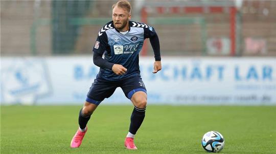 Justin Plautz hatte sich beim VfB Oldenburg das Syndesmoseband gerissen.