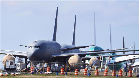 KC-46-Tankflugzeuge der USA sollen künftig nicht mehr einfach so für die Nato abrufbar sein. (Archivbild)