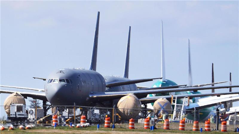 KC-46-Tankflugzeuge der USA sollen künftig nicht mehr einfach so für die Nato abrufbar sein. (Archivbild)