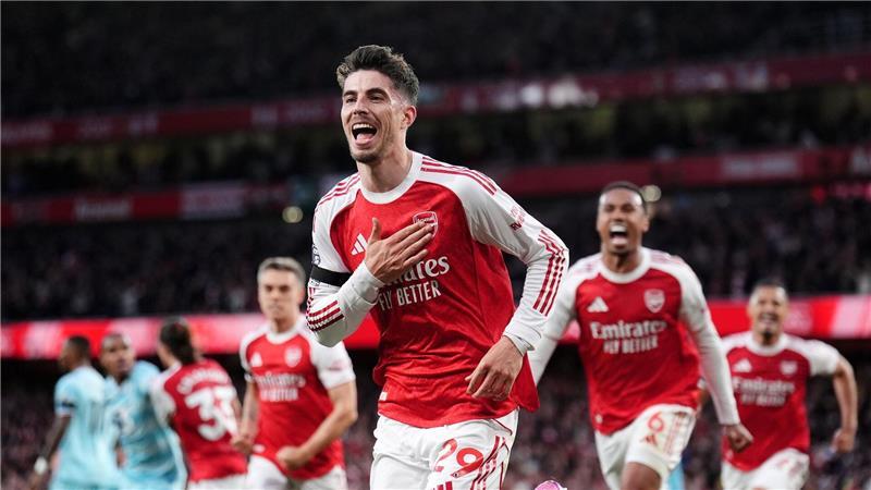 Kai Havertz schoss Arsenal zum Sieg gegen den FC Burnley - und damit auch zur vorzeitigen Meisterschaft.