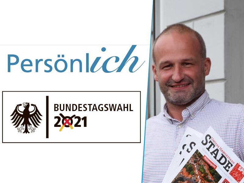Kai Köser aus Stade kandidiert für die SPD als Direktkandidat für den Bundestag.