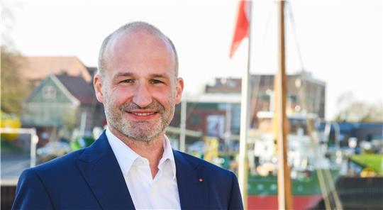 Kai Koeser, hier am Stadthafen, hat Großes vor in Stade.