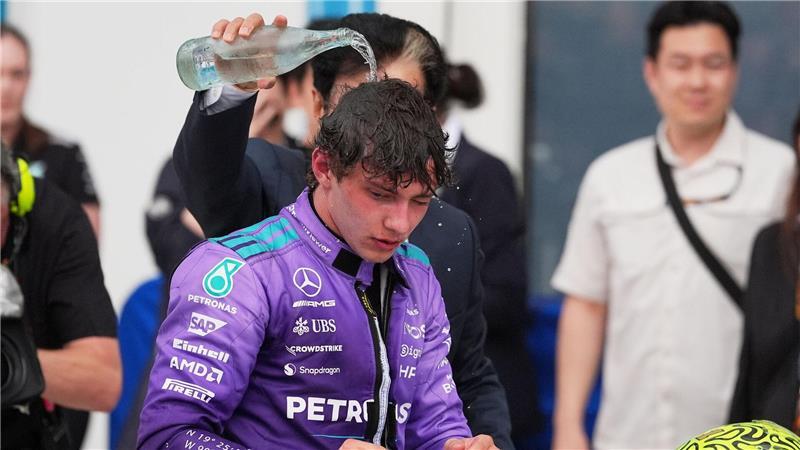 Kalte Dusche für Miami-Sieger Kimi Antonelli.