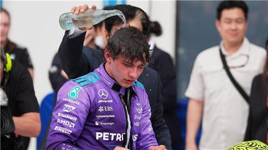 Kalte Dusche für Miami-Sieger Kimi Antonelli.