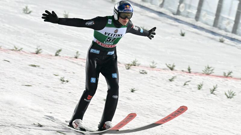 Kam im finnischen Lahti auf Sprünge von 126,5 und 126 Metern: Andreas Wellinger.