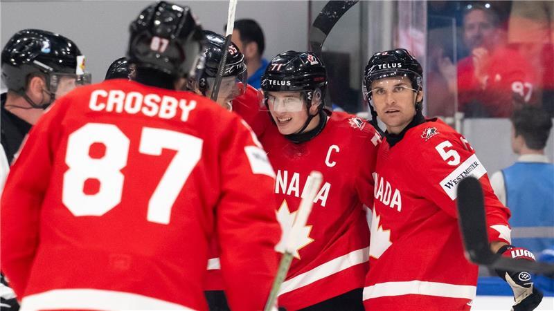 Norwegen erreicht erstmals Halbfinale der Eishockey-WM Kanada jubelt über den am Ende klaren Erfolg gegen die US-Amerikaner.