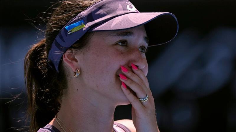 Kann ihren historischen Erfolg bei den Australian Open kaum fassen: Eva Lys.