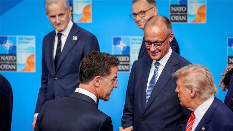 Nato folgt Trump: Fünf-Prozent-Ziel beschlossen Kanzler Friedrich Merz betonte beim Gipfel, dass Deutschland nicht für Donald Trump aufrüstet.