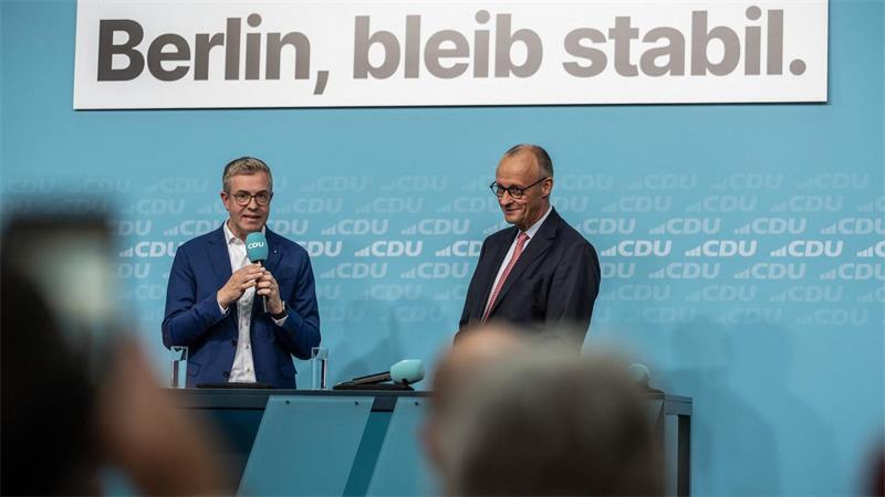 Mahnung zur Geschlossenheit der CDU vor Landtagswahlen Kanzler und CDU-Chef Merz trat im Wahlkampf lieber in der Parteizentrale als in der Öffentlichkeit auf.