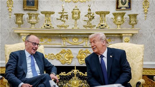 Kanzler und US-Präsident kamen wieder gut miteinander zurecht im Oval Office.