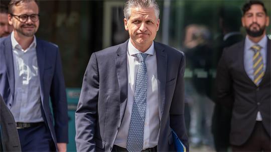 Kanzleramtschef Thorsten Frei sah nicht glücklich aus, als er das Konrad-Adenauer-Haus nach der Präsidiumssitzung verließ.