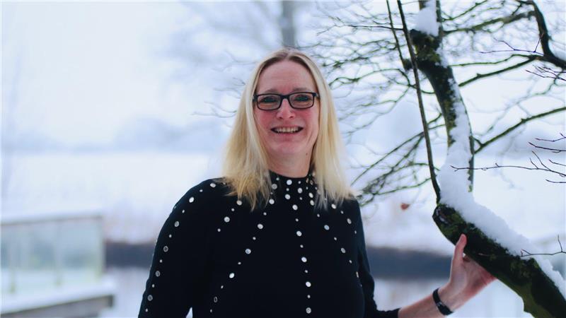 Karin Plate kann auch in den Wintermonaten an der Oste auf ihre Stammkunden von Bremen bis Bremervörde zählen.