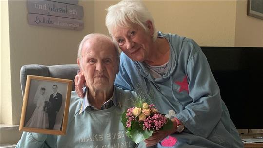 Karin und Erich Jordens sind seit 60 Jahren verheiratet.