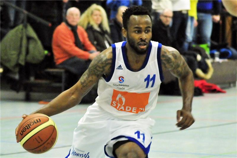 Karl Finley ist einer der Leistungsträger beim VfL Stade. Foto Borchers