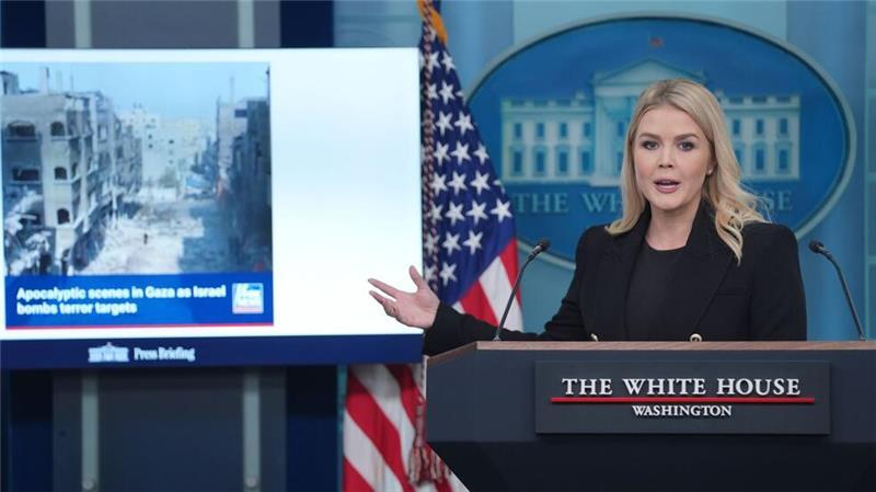 Zwangsumsiedlung? Weißes Haus weicht Fragen zu Gaza aus Karoline Leavitt bezeichnete den Gazastreifen als „Abrissgelände“, auf dem Menschen nicht leben könnten.