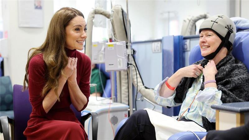 Kate hatte selbst eine Chemotherapie bekommen.