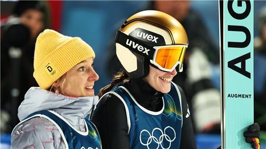 Katharian Schmid und Selina Freitag verpassten die Medaillenplätze.