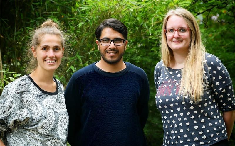 Katharina Bodmann, Ata Shakoor und Ronja Tigges suchen Mitstreiter .