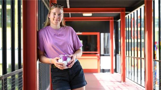 Katharina Filter hat in Norderstedt mit dem Handball angefangen.