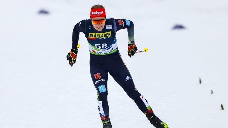 Langläuferin Hennig holt Tagesrang drei bei Tour de Ski Katharina Hennig lief in Val di Fiemme als Dritte ins Ziel.
